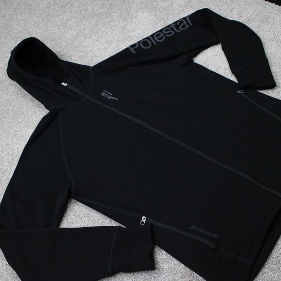 Houdini Hoodie Mens 2XL XXL Black M'S Power Houdi Full Zip Hooded Sweatshirt - Picture 5 of 16